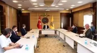 Yılın ahileri Başkan Altay'ı ziyaret etti