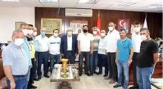 MHP'den Başkan Şahin'e ziyaret