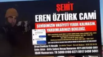 Hayırsever iş adamı Peker, şehidin cami vasiyetine sahip çıktı