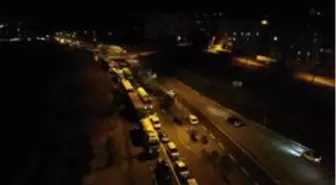 Zift yüklü tankerde yangın çıktı, Kırıkkale-Kayseri karayolu trafiğe kapandı