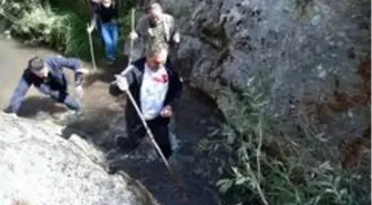 Başkan Köse ve Doğa Gönüllüleri Saklı Cennet Kıbrıs Kanyonu'na yürüdü