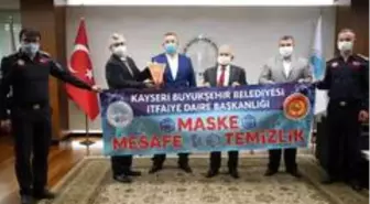 Son dakika haber... Büyükkılıç'a 'İtfaiye Haftası' ziyareti