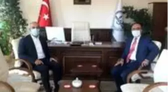 MŞÜ Rektörü Prof. Dr. Polat'tan müftü İmamoğlu'na ziyaret