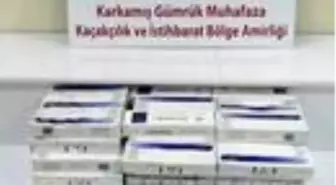 Sınır kapısında bin 110 paket kaçak sigara ele geçirildi