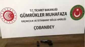 Çobanbey Sınır Kapısı'nda tabanca ele geçirildi