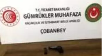 Çobanbey Sınır Kapısı'nda tabanca ele geçirildi