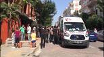 Başına tuğla düşen inşaat işçisi yaralandı