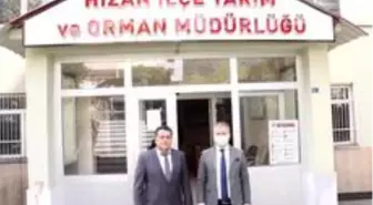 Hizan Kaymakamı Yelek'in kurum ziyaretleri