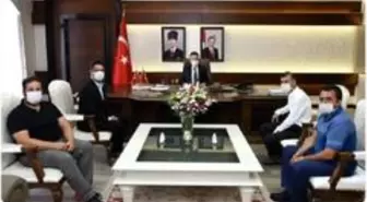 Aydın Arıcılar Birliği sektörde yaşanan sıkıntılar hakkında Vali Aksoy'u bilgilendirdi