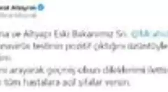 Bakan Albayrak'tan, koronavirüse yakalanan eski bakan Turhan'a geçmiş olsun mesajı