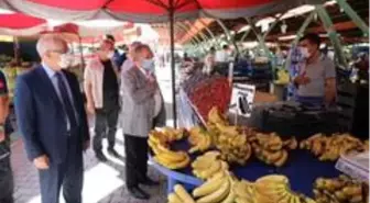 Kaymakam Dönmez'den Başkan Yalçın'a koronavirüs teşekkürü