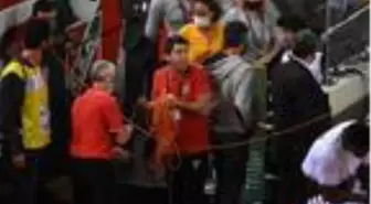 Pınar Karşıyaka-Aliağa Petkimspor maçında skorboard arızası