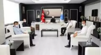 İlçe Kaymakamları Rektörü Karacoşkun'la bir araya geldiler