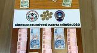 Yakalanan dilencinin üzerinden 1000 lira çıktı