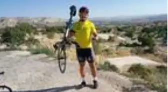 Manisalı öğretmen 7 ayda 6 bin kilometre pedal çevirdi