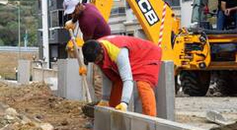 Aliağa'daki Yeni Mahalle'nin cadde ve sokakları kışa hazırlanıyor