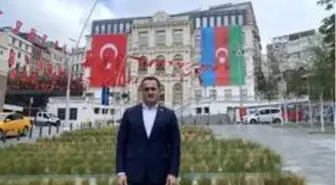 Beyoğlu Belediyesi'nden Azerbaycan'a bayraklı destek