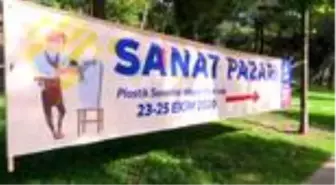 'Sanat Pazarı' Maçka Parkı'nda açıldı