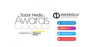 Social Media Awards Turkey 2020'de Anadolu Üniversitesi gümüş ödül kazandı