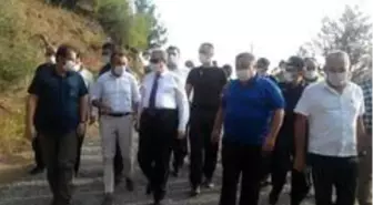 Mersin'deki yangında ev ve seralar da zarar gördü