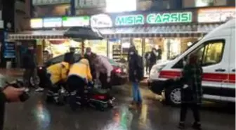 Yolun karşısına geçerken otobüs çarptı