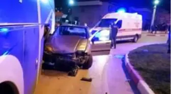 Çan'da trafik kazası: 1 yaralı