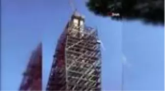 Son dakika... Depremden dolayı gökdelen inşaatından bir işçi düşerek hayatını kaybetti