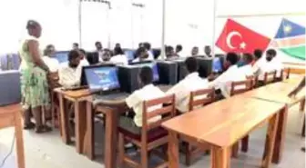 TİKA'dan Namibya'ya bilgisayar laboratuvarı