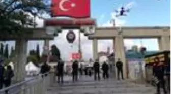 Bakırköy'de drone destekli koronavirüs denetimi