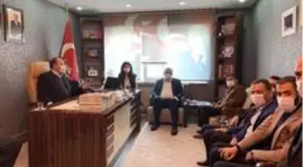 MHP İl Başkanı Naim Karataş'a tebrik ziyareti