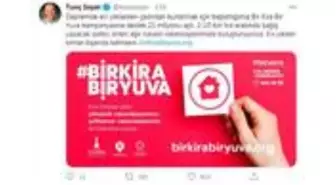 Tunç Soyer: Bir Kira Bir Yuva kampanyasına destek 23 milyonu aştı