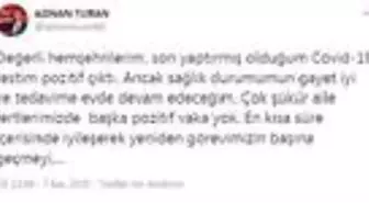 Son dakika haberleri! Kandıra Belediye Başkanı Turan, koronavirüse yakalandığını açıkladı