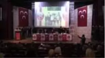 MHP Kadın Kolları Genel Koordinatörü Taşlıçay, partisinin Mardin İl Kongresi'nde konuştu