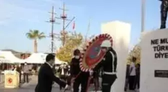 Atatürk, Fethiye'de törenle anıldı