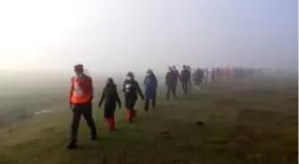 Bolu'da sisler içinde Atatürk için 'Sonsuzluk Yürüyüşü'