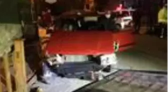Alkollü sürücü kaldırımda yürüyen kişiye çarptı