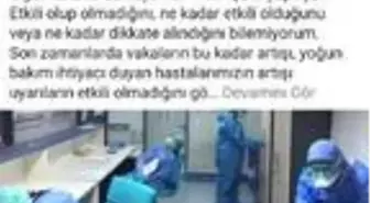 Başhekim Güneş: Bu mücadelenin tüm kahramanlarının haline acıyınız