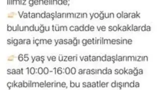 Sakarya'da cadde ve sokaklarda sigara içme yasağı