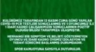 Frutti Ekstra Bursaspor'da 2 korona vakası