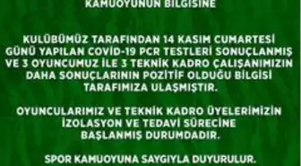 Frutti Extra Bursaspor'da 6 kişinin daha Covid-19 testi pozitif çıktı