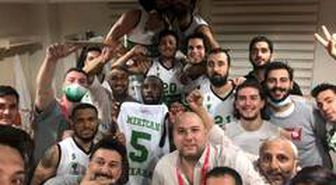 Mamak Belediyesi Basketbol Takımı'ndan farklı galibiyet