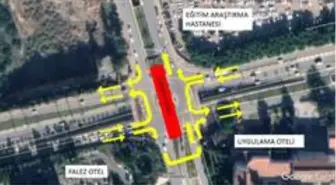 Falez Kavşağı 20 günlüğüne trafiğe kapanacak