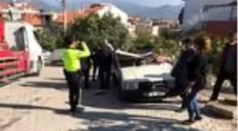 Freni boşalan kamyon ortalığı savaş alanına çevirdi