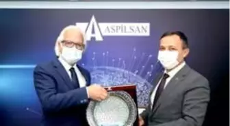 ERÜ Rektörü Çalış, ASPİLSAN'ı Ziyaret Etti