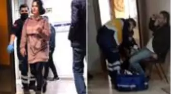 Genç kadın, iş yerini basan eski sevgilisi tarafından bıçaklı saldırıya uğradı