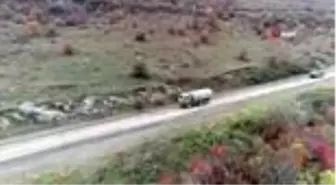 Son dakika: Rus Barış Gücü askerleri, Dağlık Karabağ'da, Azerbaycan konvoyuna eşlik etti