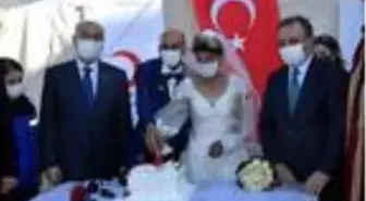 Çadır kentte kalan çifte nikah