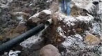 Boruya odun tıkayıp, Göle ilçesini 3 gün susuz bıraktılar