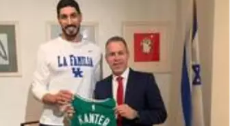 FETÖ'cü Enes Kanter ile fotoğraf çektiren İsrail'in Birleşmiş Milletler temsilcisine tepki yağdı