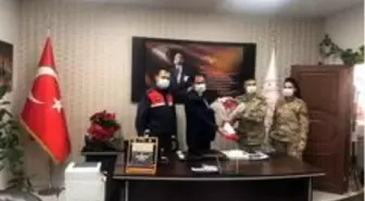 Jandarmadan 24 Kasım Öğretmenler Günü ziyareti